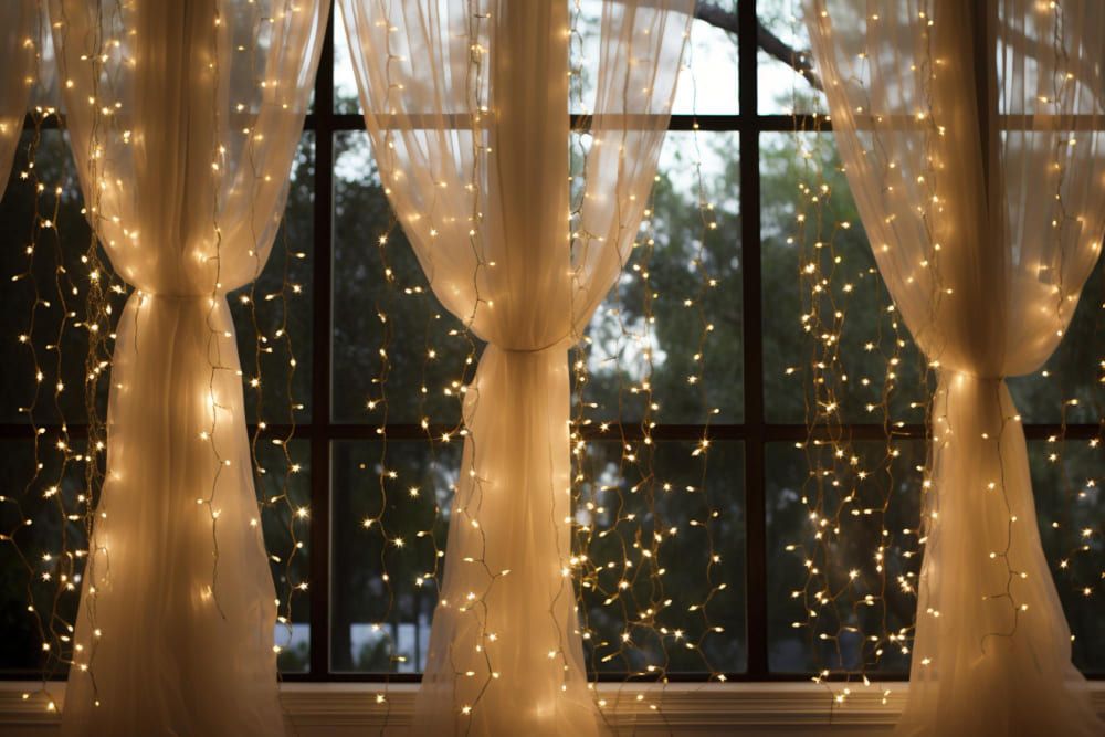 Гирлянда на карниз