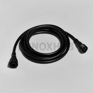 Удлинитель универсальный для гирлянд 2-pin INOXHUB, 2м, ЧЁРНЫЙ провод фото Иноксхаб