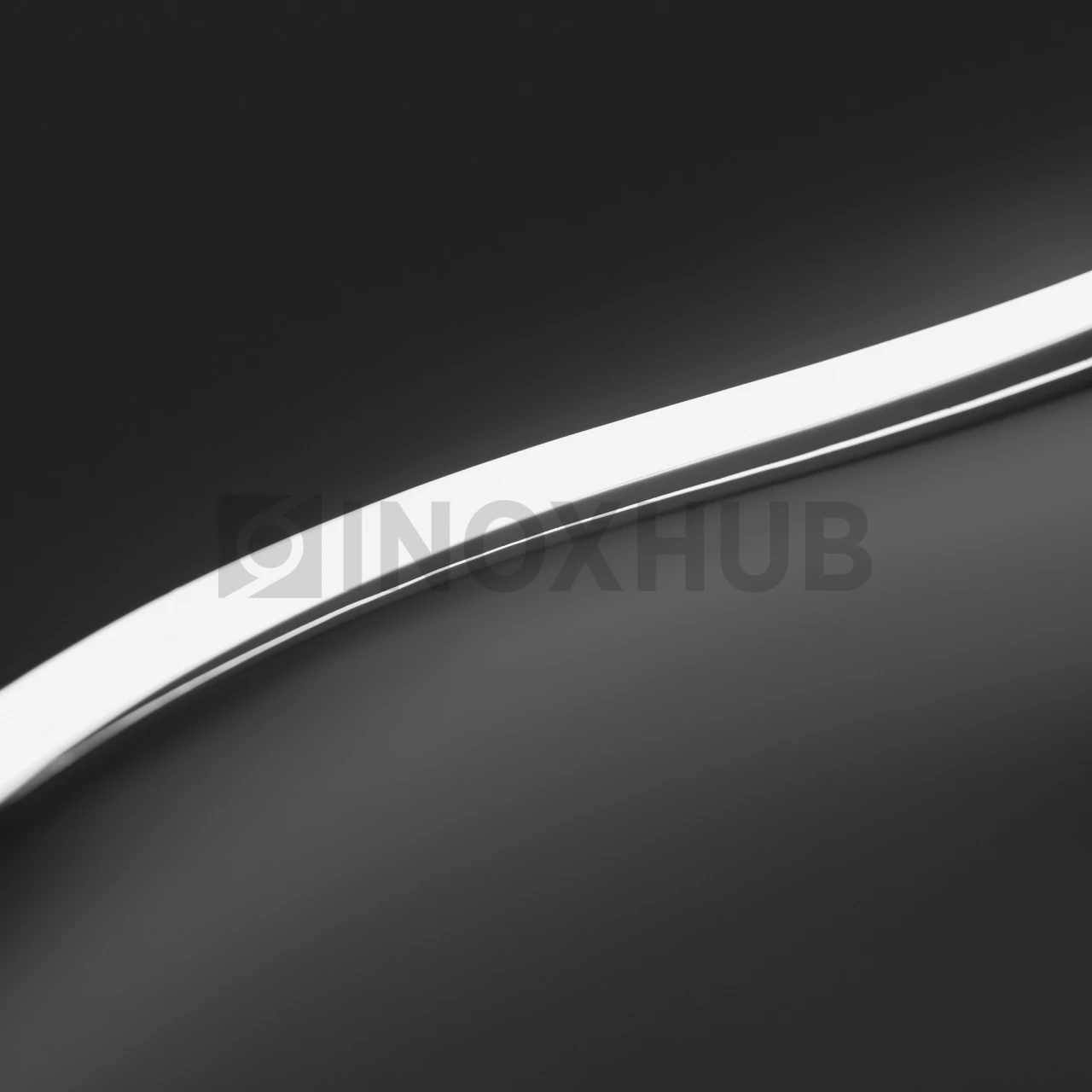 Гибкий Неон INOXHUB 8×16мм, односторонний, бухта 50м, шаг резки 1м, 120 SMD 2835 на метр, 220В, IP65, БЕЛЫЙ фото Иноксхаб